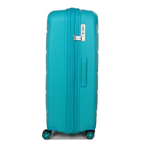 Чемодан большой L полипропилен Airtex 646 119л 79,5×52×30см  Голубой