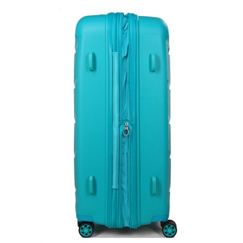 Чемодан большой L полипропилен Airtex 646 119л 79,5×52×30см  Голубой