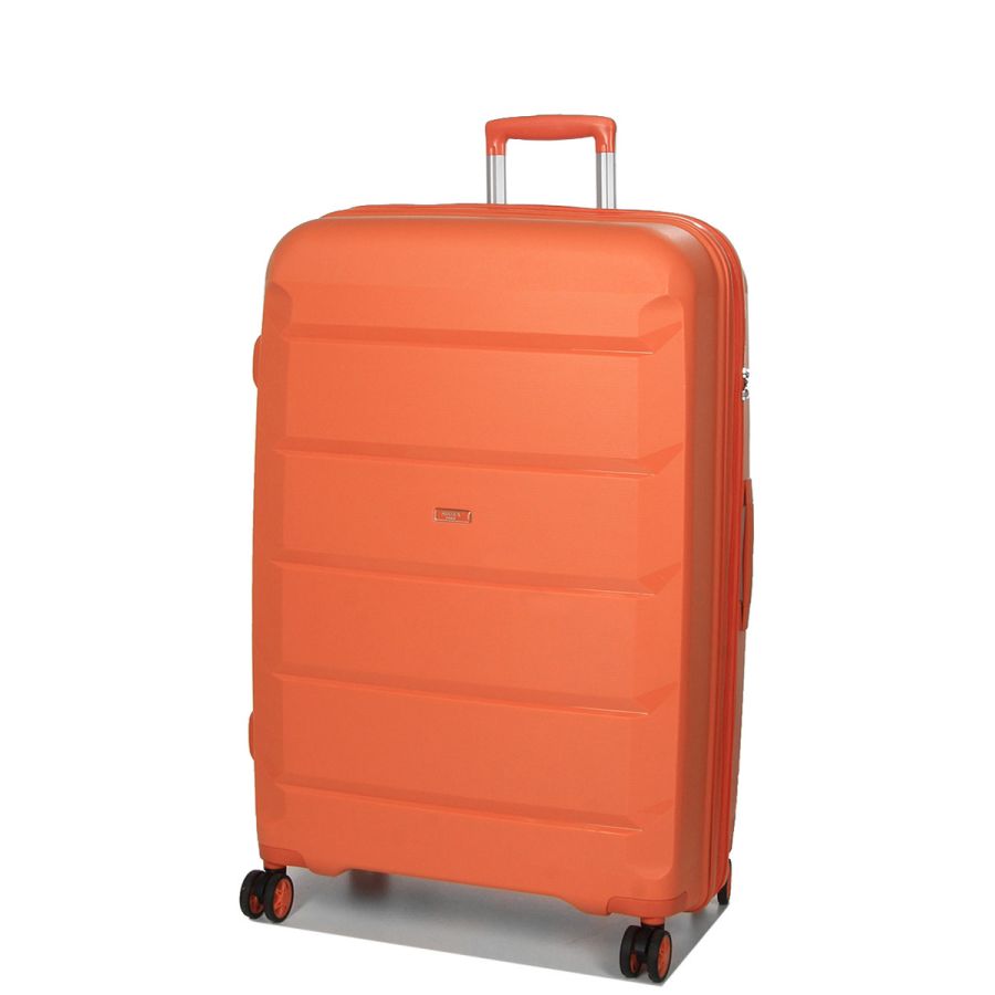 Чемодан большой L полипропилен Airtex 646 119л 79,5×52×30см  Оранжевый
