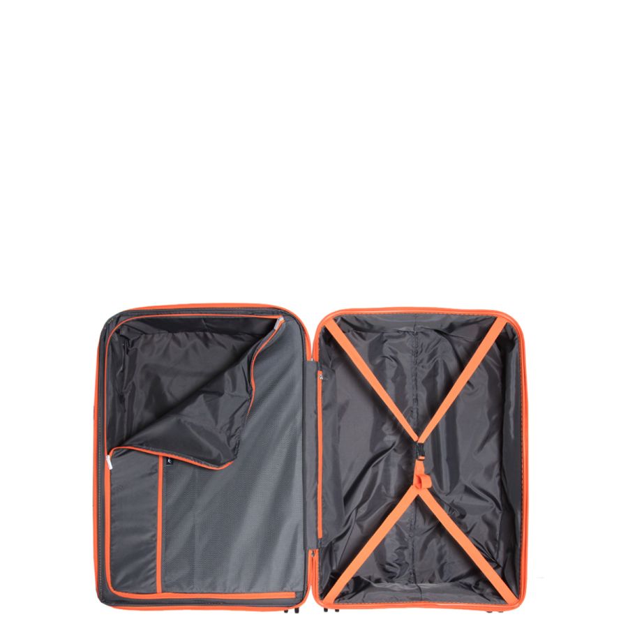 Чемодан большой L полипропилен Airtex 646 119л 79,5×52×30см  Оранжевый