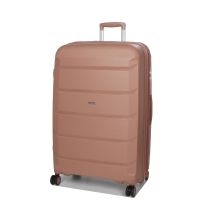 Чемодан большой L полипропилен Airteх 646 119л 79,5×52×30см  Розовое золото
