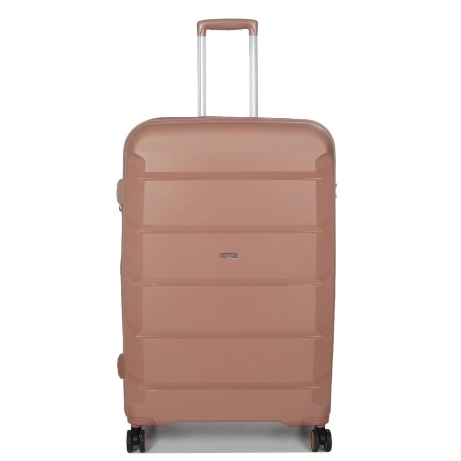 Чемодан большой L полипропилен Airtex 646 119л 79,5×52×30см  Розовое золото