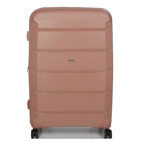 Чемодан большой L полипропилен Airtex 646 119л 79,5×52×30см  Розовое золото