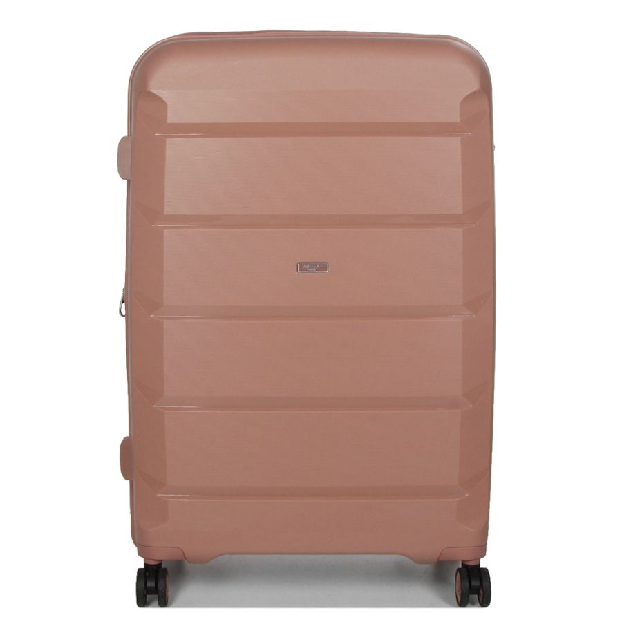 Чемодан большой L полипропилен Airtex 646 119л 79,5×52×30см  Розовое золото