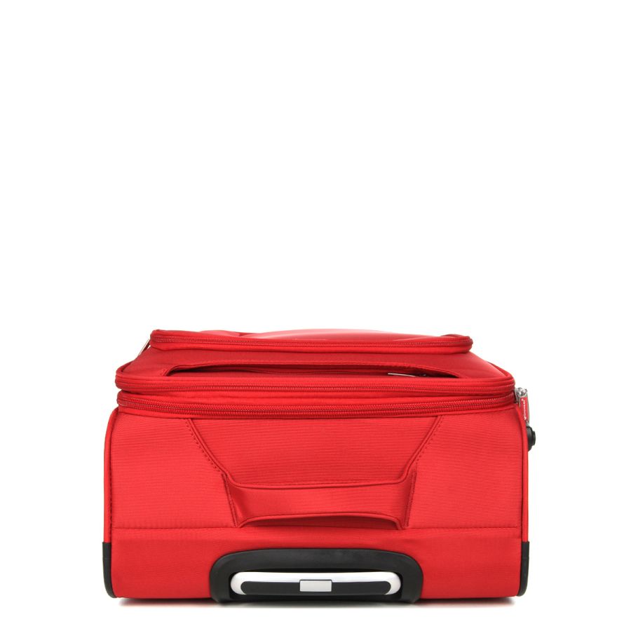 Чемодан средний M тканевый Snowball 87303 68×43×28см 62+12л Красный