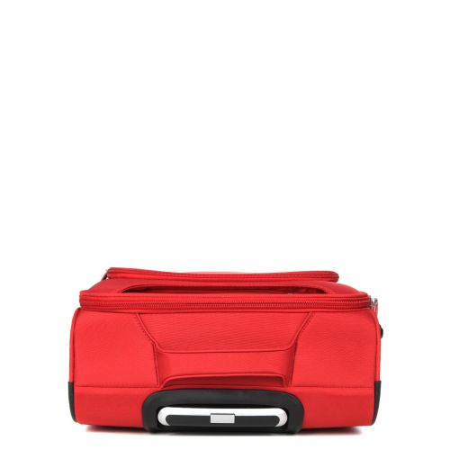 Чемодан маленький S тканевый Snowball 87303 55×38,5×21см 35л Красный