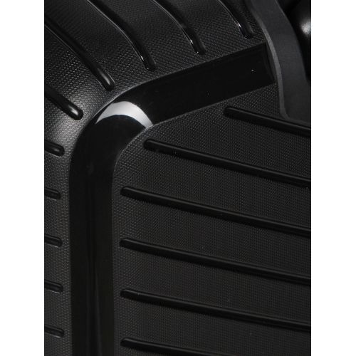 Чемодан большой L полипропилен с расширением  Snowball 20103 77,5×53,5×32,5см 116+17л Черный