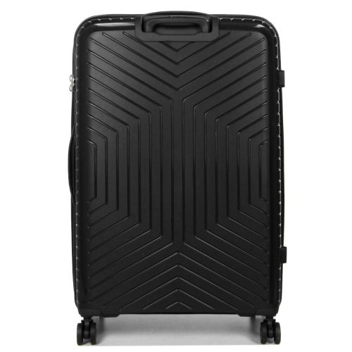 Чемодан большой L полипропилен с расширением  Snowball 20103 77,5×53,5×32,5см 116+17л Черный