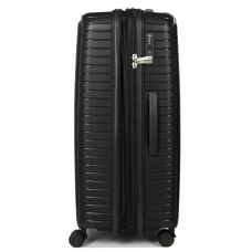 Чемодан большой L полипропилен с расширением  Snowball 20103 77,5×53,5×32,5см 116+17л Черный