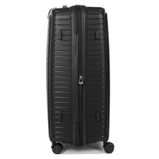 Чемодан большой L полипропилен с расширением  Snowball 20103 77,5×53,5×32,5см 116+17л Черный