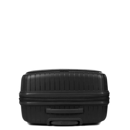 Чемодан большой L полипропилен с расширением  Snowball 20103 77,5×53,5×32,5см 116+17л Черный