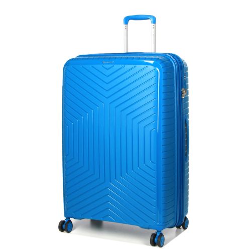 Чемодан большой L полипропилен Snowball 20103 77,5×53,5×32,5см 116+17л Синий