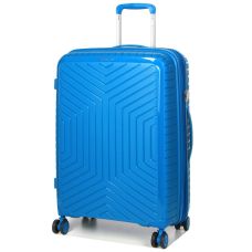 Чемодан средний M полипропилен Snowball 20103 67,5×47,5×26,5см 71+12л Синий