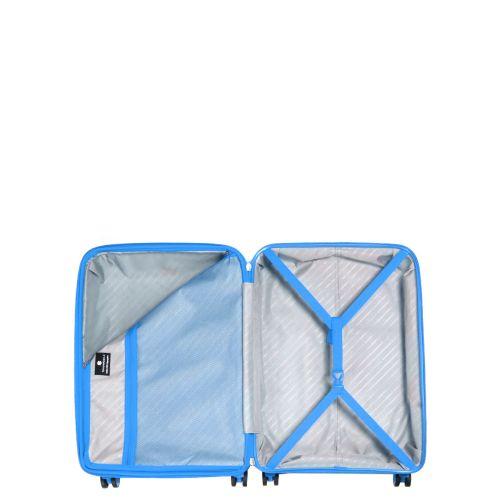 Чемодан средний M полипропилен Snowball 20103 67,5×47,5×26,5см 71+12л Синий