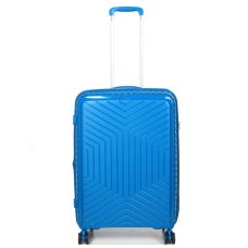 Чемодан средний M полипропилен Snowball 20103 67,5×47,5×26,5см 71+12л Синий