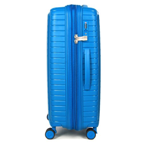 Чемодан средний M полипропилен Snowball 20103 67,5×47,5×26,5см 71+12л Синий