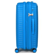 Чемодан средний M полипропилен Snowball 20103 67,5×47,5×26,5см 71+12л Синий