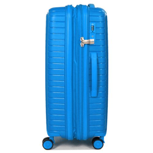 Чемодан средний M полипропилен Snowball 20103 67,5×47,5×26,5см 71+12л Синий