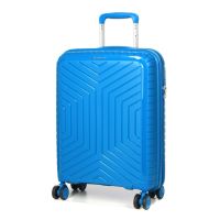 Чемодан  маленький S полипропилен Snowball 20103 55×36×20см 35л Синий