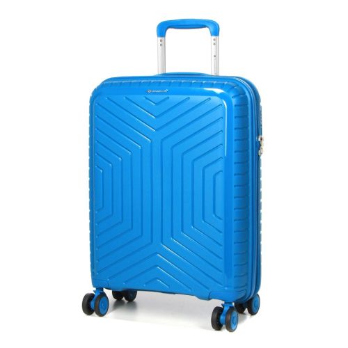 Чемодан  маленький S полипропилен Snowball 20103 55×36×20см 35л Синий