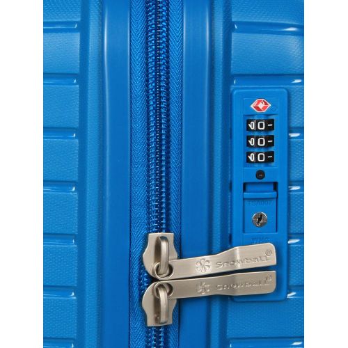 Чемодан  маленький S полипропилен Snowball 20103 55×36×20см 35л Синий