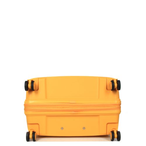 Чемодан большой L полипропилен с расширением  Snowball 20103 77,5×53,5×32,5см 116+17л Желтый