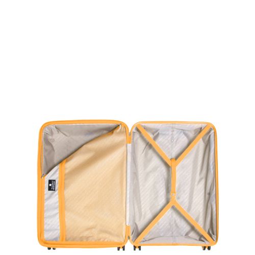 Чемодан большой L полипропилен с расширением  Snowball 20103 77,5×53,5×32,5см 116+17л Желтый