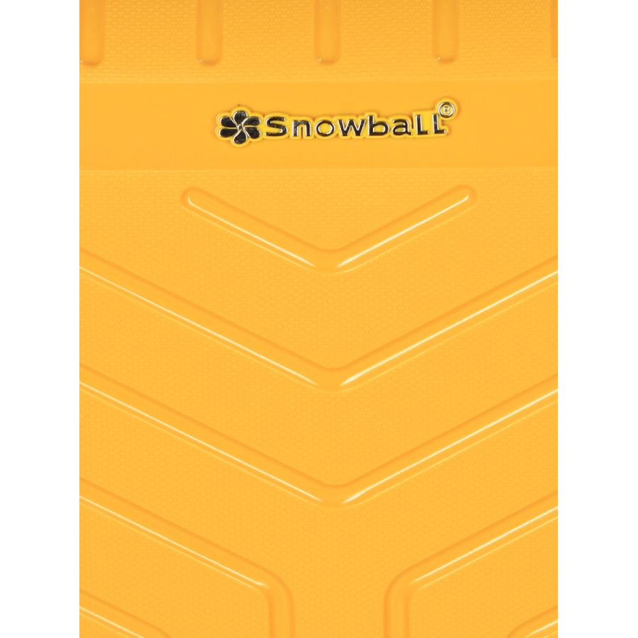 Чемодан большой L полипропилен с расширением  Snowball 20103 77,5×53,5×32,5см 116+17л Желтый