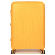 Чемодан большой L полипропилен с расширением  Snowball 20103 77,5×53,5×32,5см 116+17л Желтый