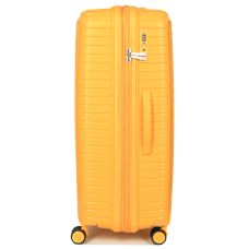 Чемодан большой L полипропилен с расширением  Snowball 20103 77,5×53,5×32,5см 116+17л Желтый