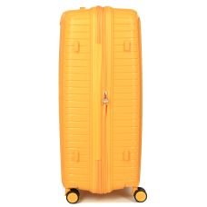 Чемодан большой L полипропилен с расширением  Snowball 20103 77,5×53,5×32,5см 116+17л Желтый