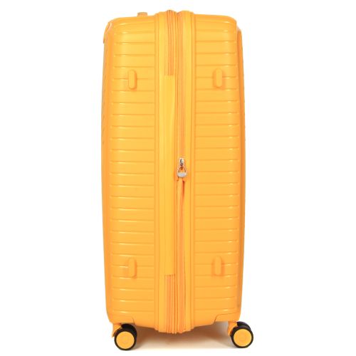 Чемодан большой L полипропилен с расширением  Snowball 20103 77,5×53,5×32,5см 116+17л Желтый