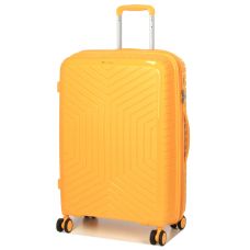 Чемодан средний M полипропилен с расширением Snowball 20103 67,5×47,5×26,5см 71+12л Желтый