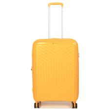 Чемодан средний M полипропилен с расширением Snowball 20103 67,5×47,5×26,5см 71+12л Желтый
