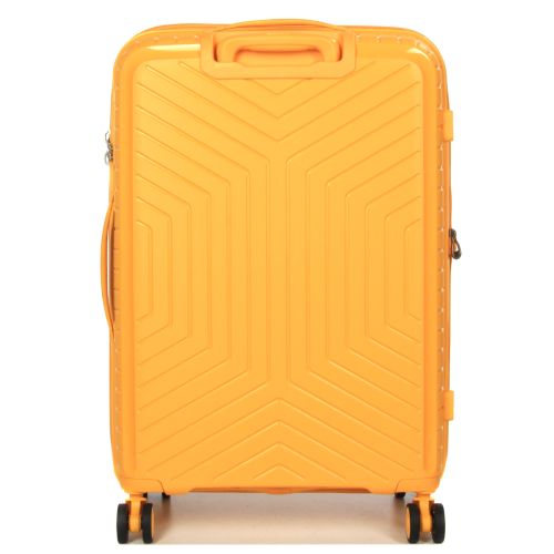 Чемодан средний M полипропилен с расширением Snowball 20103 67,5×47,5×26,5см 71+12л Желтый