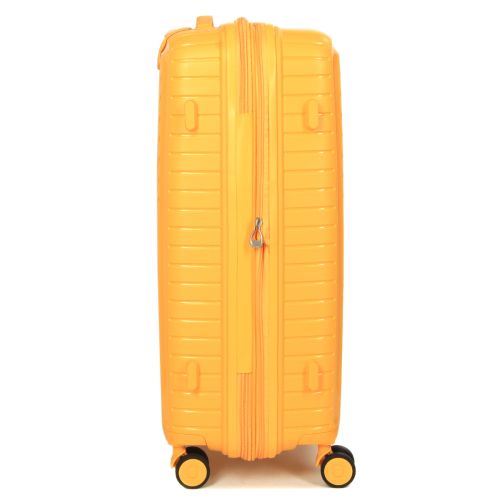 Чемодан средний M полипропилен с расширением Snowball 20103 67,5×47,5×26,5см 71+12л Желтый