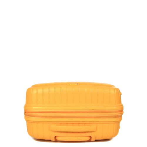 Чемодан средний M полипропилен с расширением Snowball 20103 67,5×47,5×26,5см 71+12л Желтый