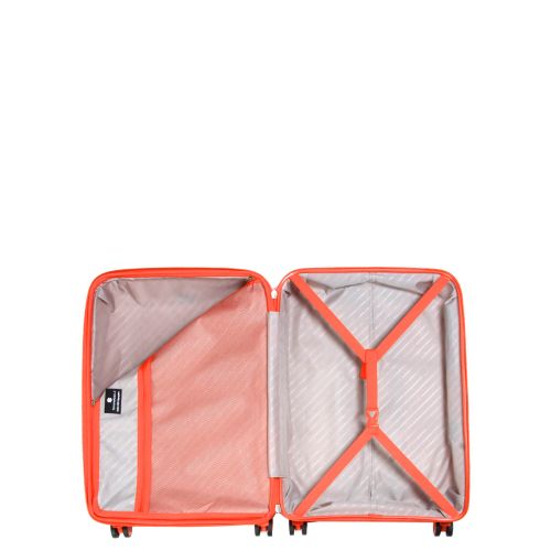 Чемодан средний M полипропилен Snowball 20103 67,5×47,5×26,5см 71+12л Оранжевый