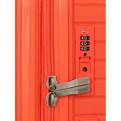 Чемодан средний M полипропилен Snowball 20103 67,5×47,5×26,5см 71+12л Оранжевый