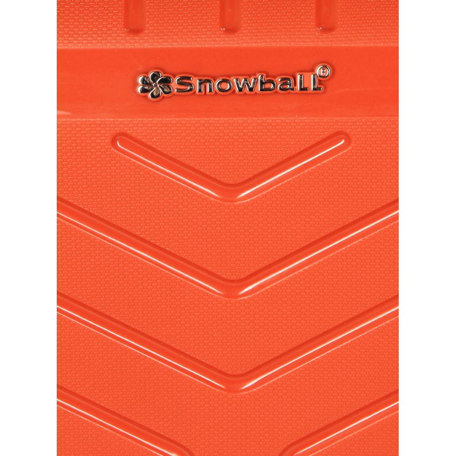 Чемодан средний M полипропилен Snowball 20103 67,5×47,5×26,5см 71+12л Оранжевый