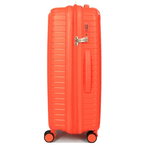 Чемодан средний M полипропилен Snowball 20103 67,5×47,5×26,5см 71+12л Оранжевый