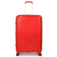 Чемодан большой L полипропилен Snowball 20103 77,5×53,5×32,5см 116+17л Красный 