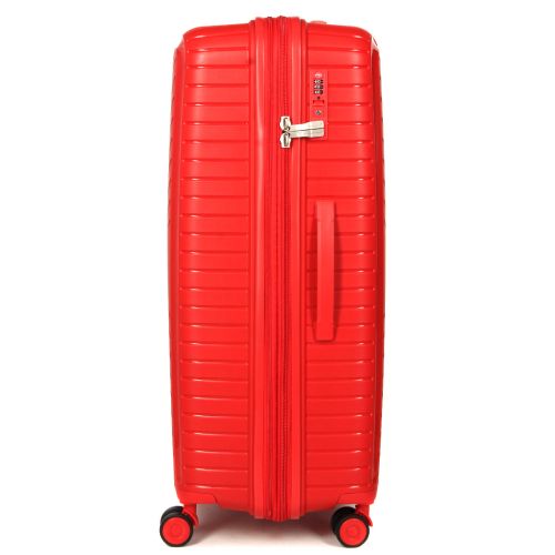 Чемодан большой L полипропилен Snowball 20103 77,5×53,5×32,5см 116+17л Красный 
