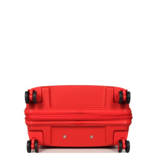 Чемодан средний M полипропилен Snowball 20103 67,5×47,5×26,5см 71+12л Красный