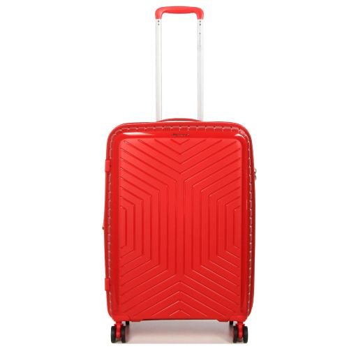 Чемодан средний M полипропилен Snowball 20103 67,5×47,5×26,5см 71+12л Красный