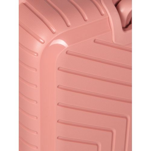 Чемодан большой L полипропилен с расширением  Snowball 20103 77,5×53,5×32,5см 116+17л Розовое золото