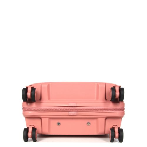 Чемодан маленький S полипропилен Snowball 20103 55×36×20см 35л Розовое золото