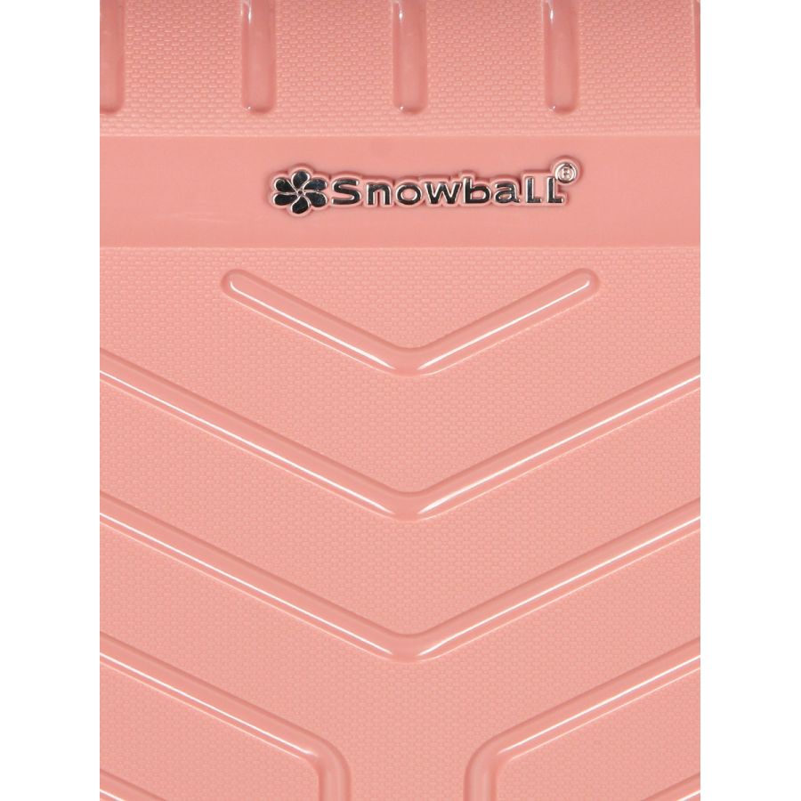 Чемодан маленький S полипропилен Snowball 20103 55×36×20см 35л Розовое золото
