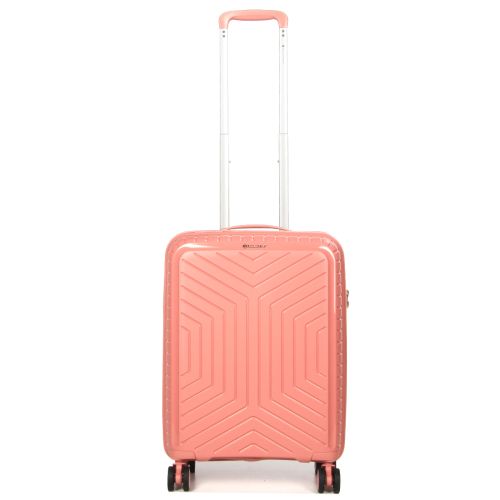 Чемодан маленький S полипропилен Snowball 20103 55×36×20см 35л Розовое золото