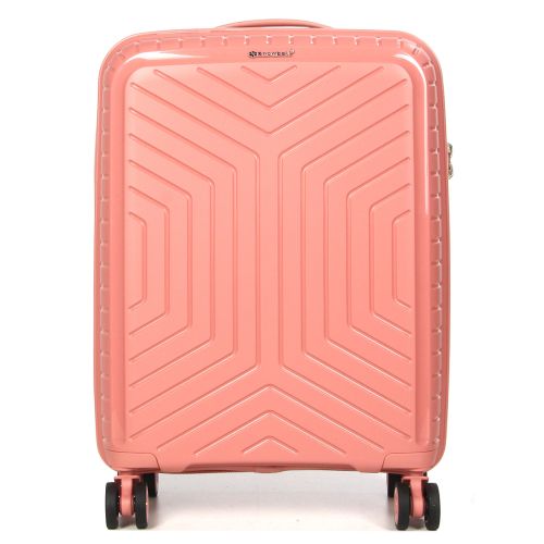 Чемодан маленький S полипропилен Snowball 20103 55×36×20см 35л Розовое золото